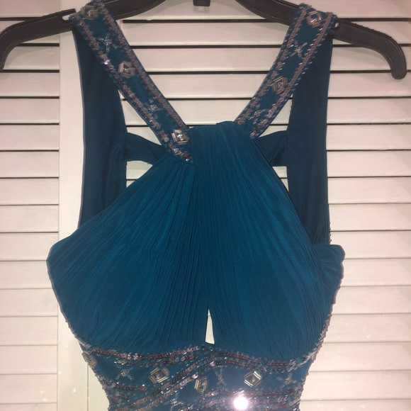 Blue Prom Dress - Picture 2 of 8